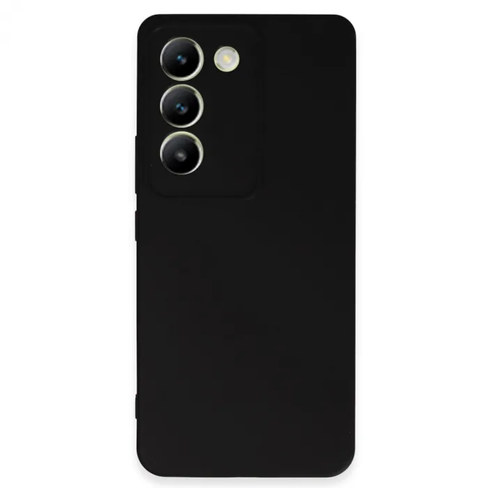 Vivo V30 Lite 4g Kılıf First Silikon - Siyah