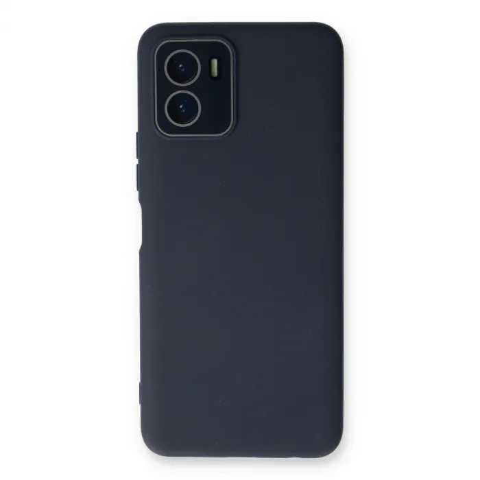 Vivo Y15s Kılıf Lansman Glass Kapak - Lacivert