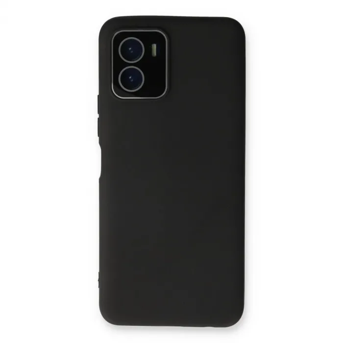 Vivo Y15s Kılıf Lansman Glass Kapak - Siyah