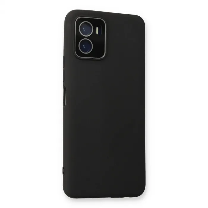 Vivo Y15s Kılıf Lansman Glass Kapak - Siyah