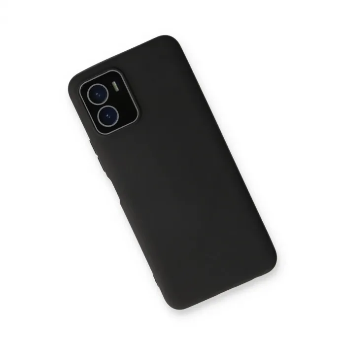 Vivo Y15s Kılıf Lansman Glass Kapak - Siyah