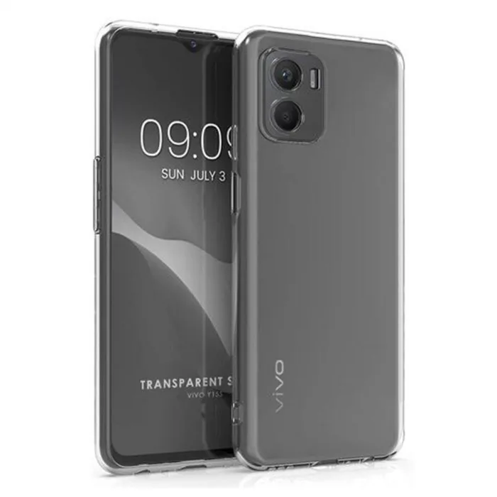Vivo Y15s Kılıf Lüx Şeffaf Silikon