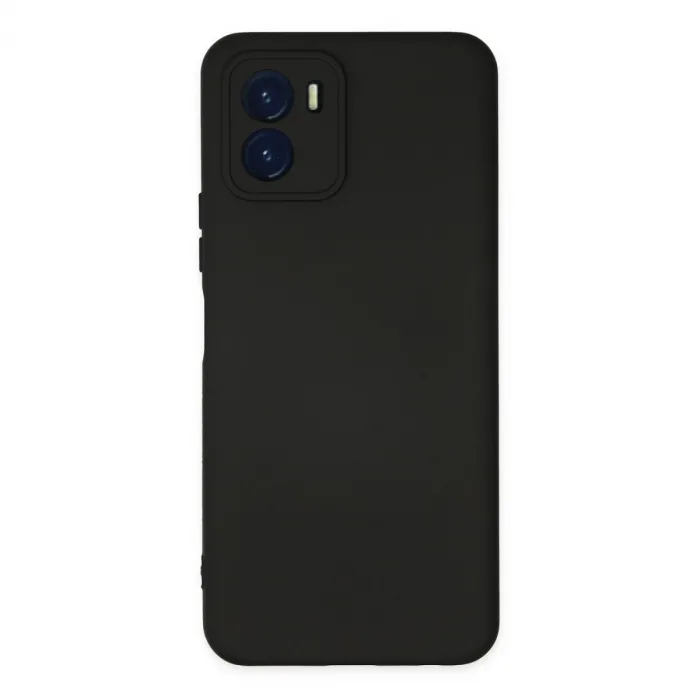 Vivo Y15s Kılıf Nano İçi Kadife Silikon - Siyah