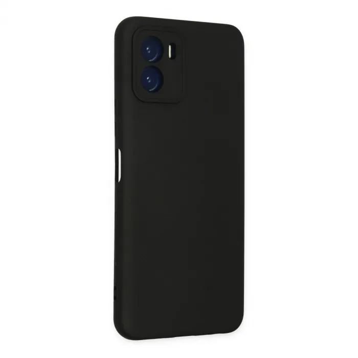 Vivo Y15s Kılıf Nano İçi Kadife Silikon - Siyah