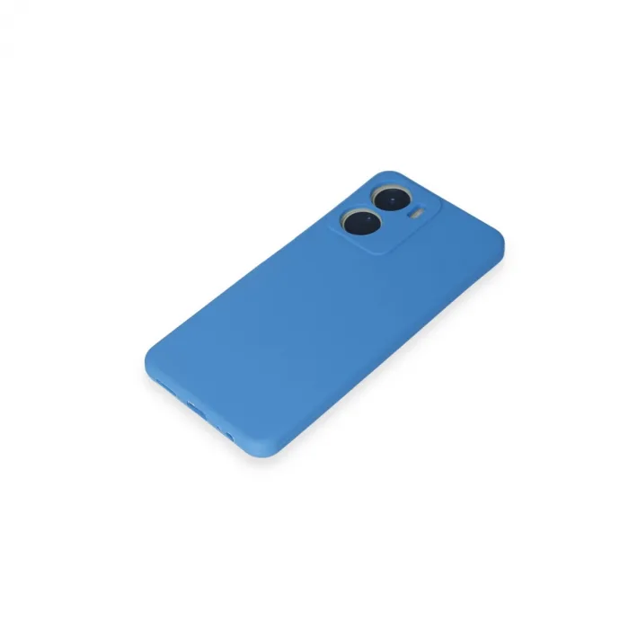 Vivo Y16 Kılıf First Silikon - Mavi