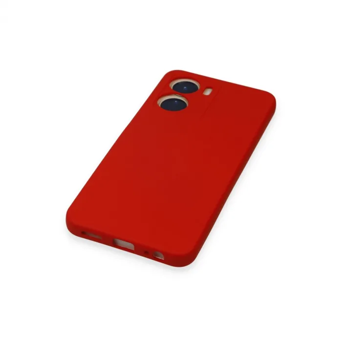 Vivo Y16 Kılıf Nano İçi Kadife Silikon - Kırmızı