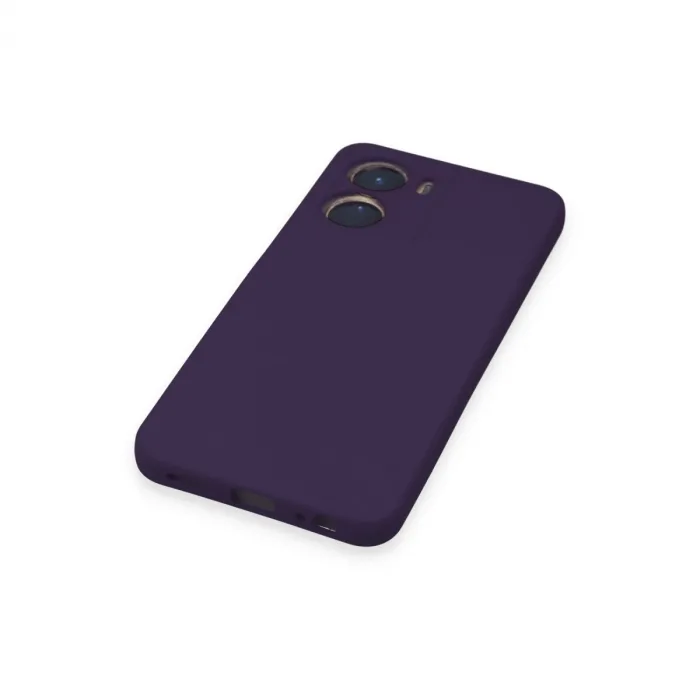 Vivo Y16 Kılıf Nano İçi Kadife Silikon - Mor