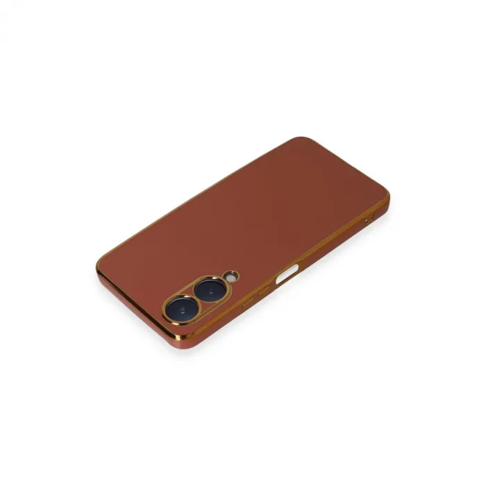 Vivo Y17s Kılıf Volet Silikon - Kırmızı