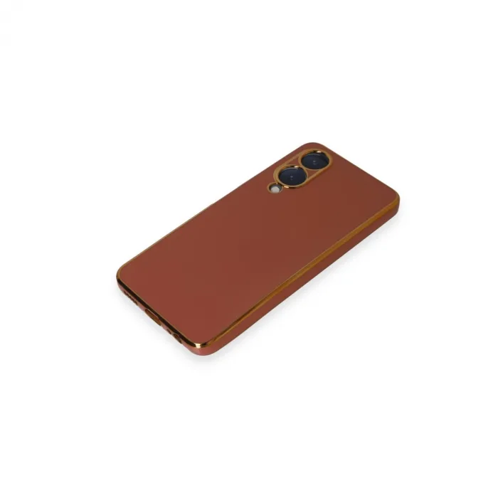 Vivo Y17s Kılıf Volet Silikon - Kırmızı