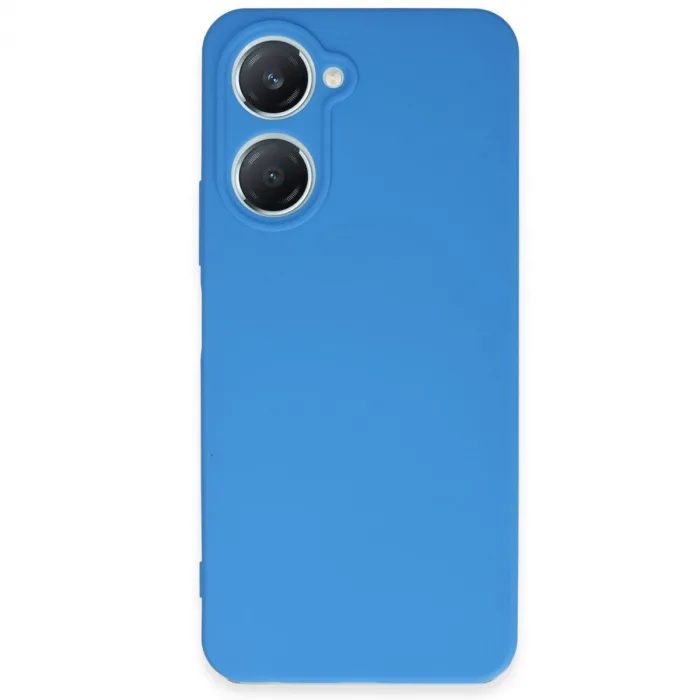 Vivo Y18 Kılıf First Silikon - Mavi