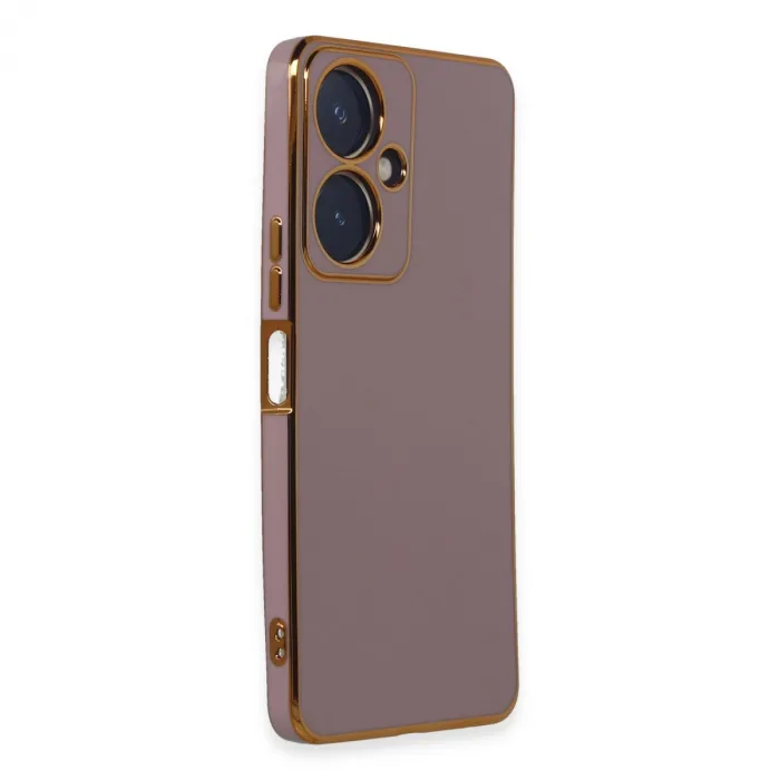 Vivo Y27 Kılıf Volet Silikon - Mor