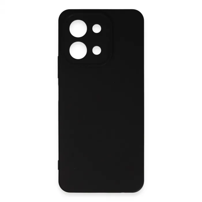 Vivo Y28 Kılıf First Silikon - Siyah