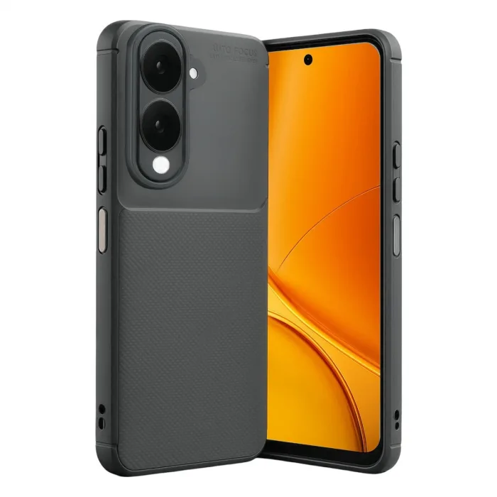 Vivo Y29s Auto Focus Karbon Kapak - Gri