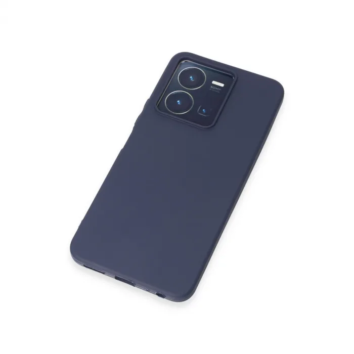 Vivo Y35 Kılıf First Silikon - Lacivert