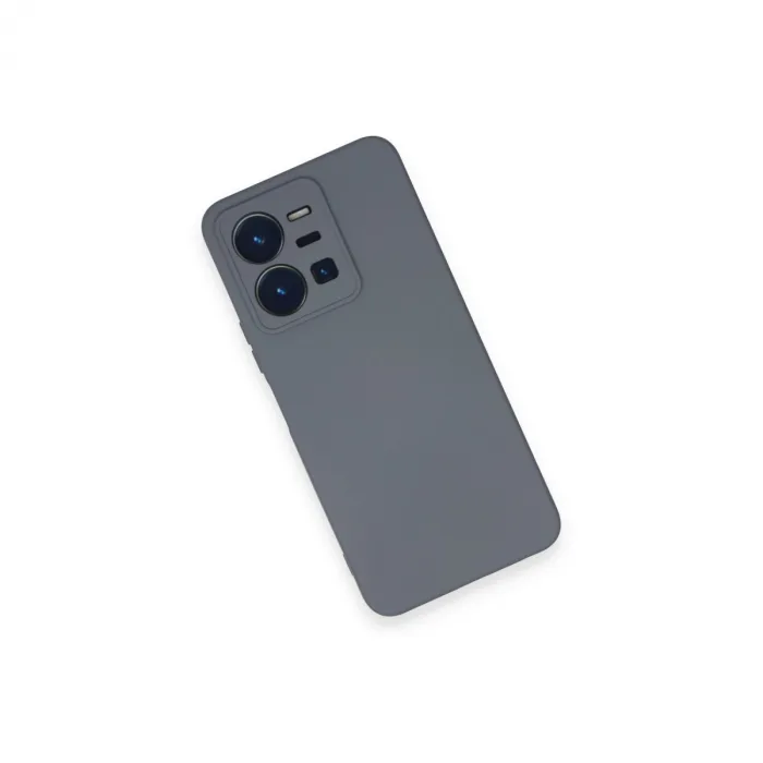 Vivo Y35 Kılıf Nano İçi Kadife Silikon - Gri
