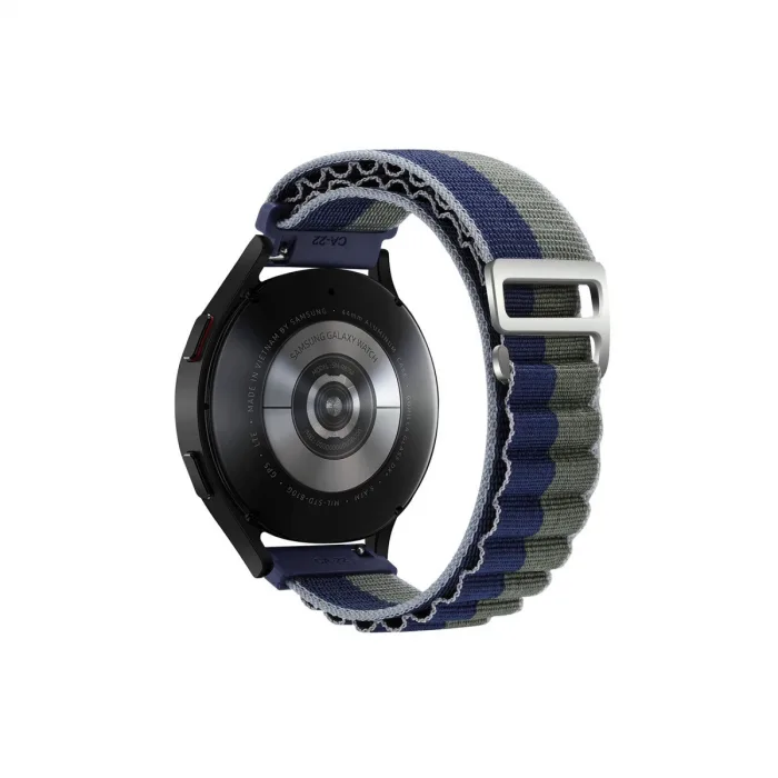 Watch 20mm Kr410 Kumaş Kordon - Lacivert-yeşil