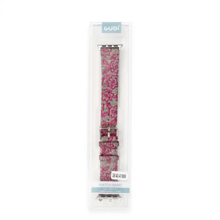 Watch 38mm Creeper Desenli Kordon - Pembe