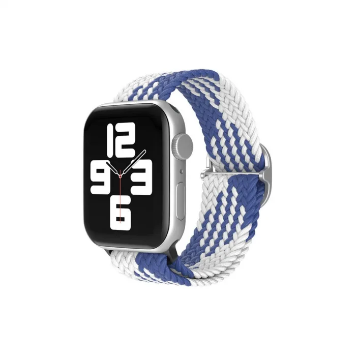 Watch 38mm  Kordon - Mavi-beyaz