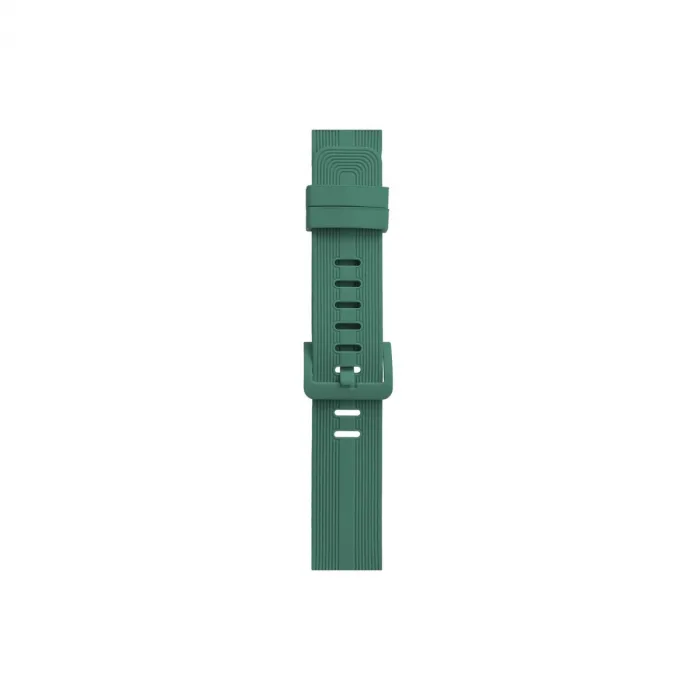 Watch 38mm Kr408 Çizgili Silikon Kordon - Yeşil