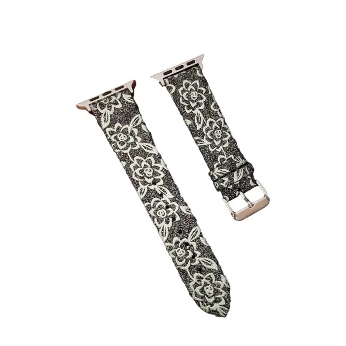 Watch 42mm Creeper Desenli Kordon - Siyah