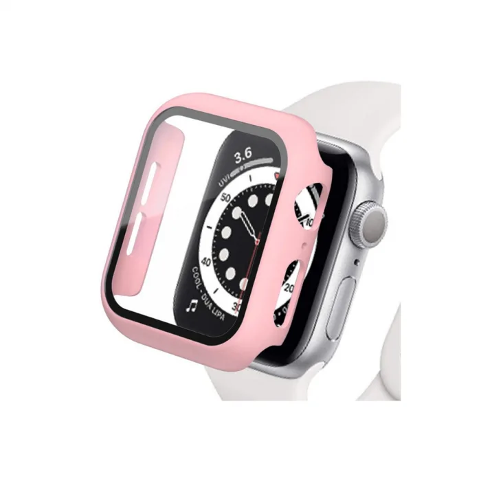 Watch 44mm Camlı Kasa Ekran Koruyucu - Rose