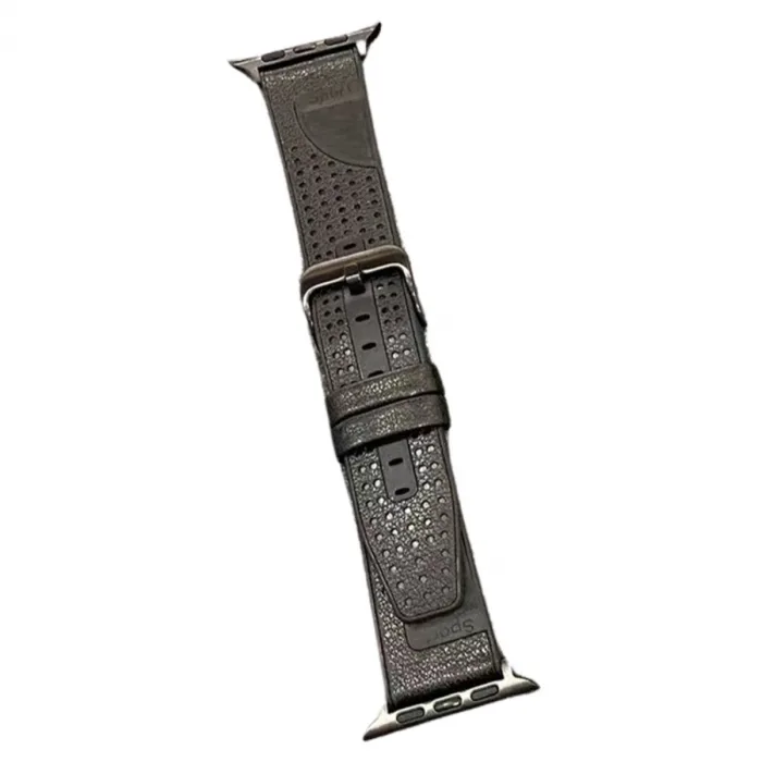 Watch 45mm Buff Deri Kordon - Siyah