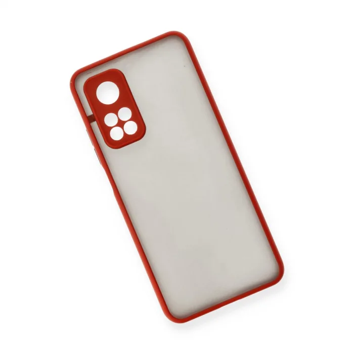 Xiaomi Mi 10t Kılıf Montreal Silikon Kapak - Kırmızı