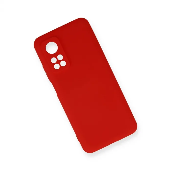 Xiaomi Mi 10t Kılıf Nano İçi Kadife Silikon - Kırmızı