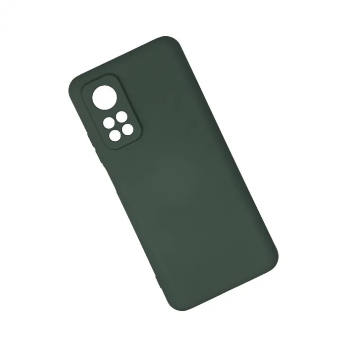 Xiaomi Mi 10t Kılıf Nano İçi Kadife Silikon - Koyu Yeşil