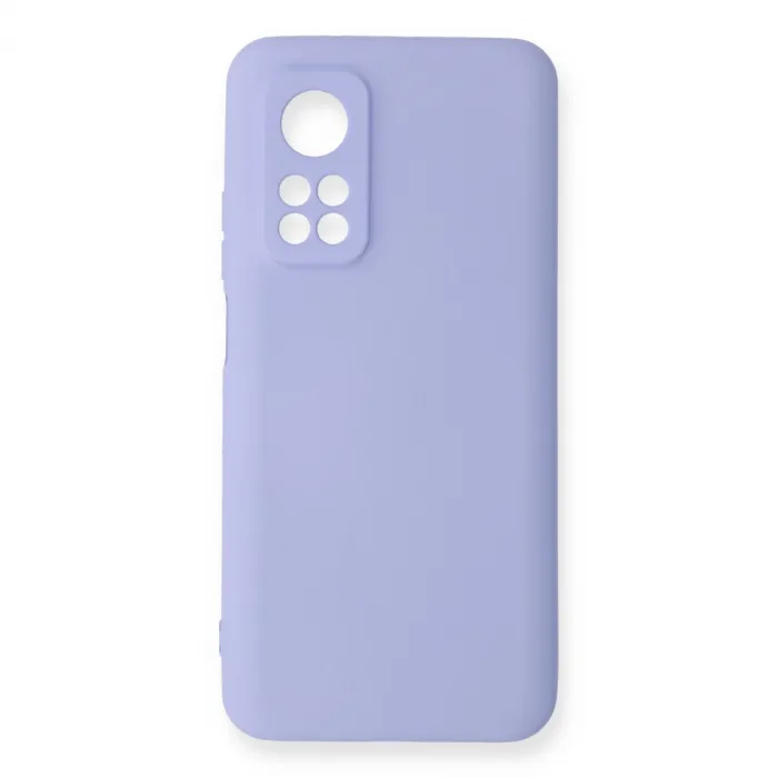 Xiaomi Mi 10t Kılıf Nano İçi Kadife Silikon - Lila
