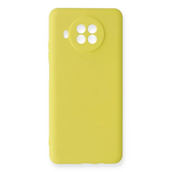 Xiaomi Mi 10t Lite Kılıf Nano İçi Kadife Silikon - Sarı