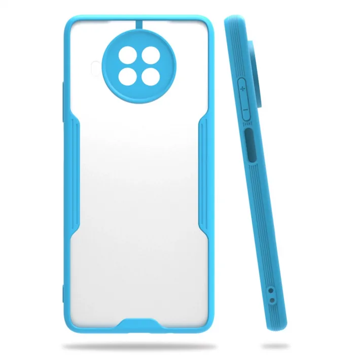 Xiaomi Mi 10t Lite Kılıf Platin Silikon - Mavi