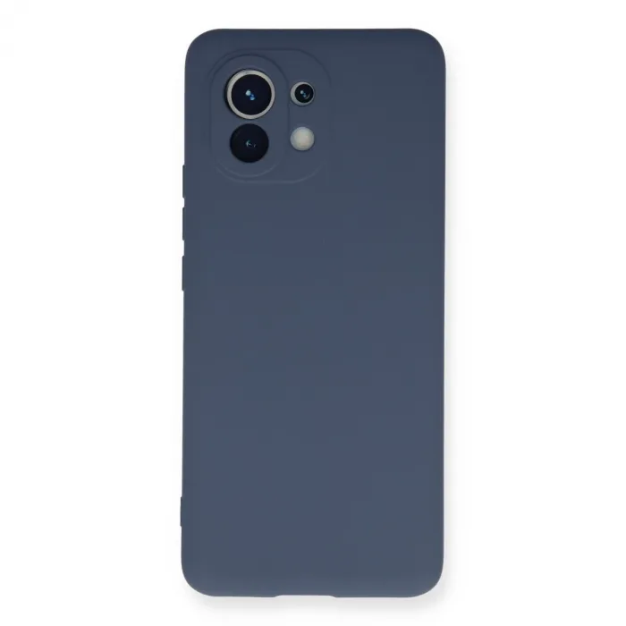Xiaomi Mi 11 Kılıf Nano İçi Kadife Silikon - Gri