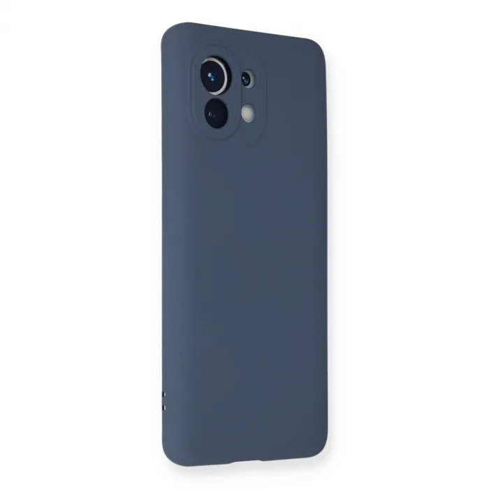 Xiaomi Mi 11 Kılıf Nano İçi Kadife Silikon - Gri