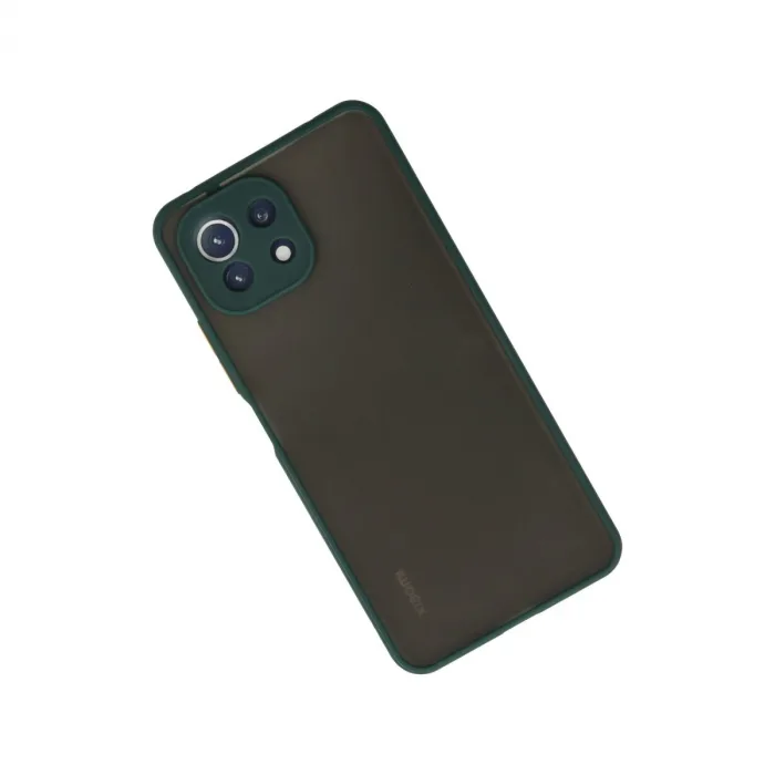 Xiaomi Mi 11 Lite Kılıf Montreal Silikon Kapak - Yeşil