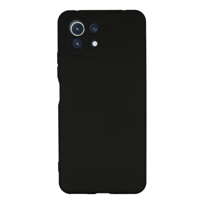 Xiaomi Mi 11 Lite Kılıf Nano İçi Kadife Silikon - Siyah