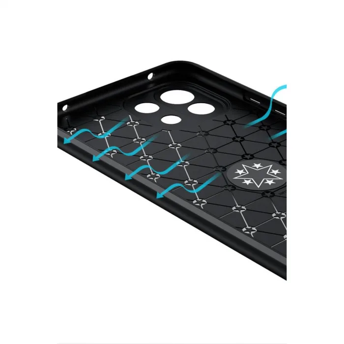 Xiaomi Mi 11 Lite Kılıf Range Yüzüklü Silikon - Siyah