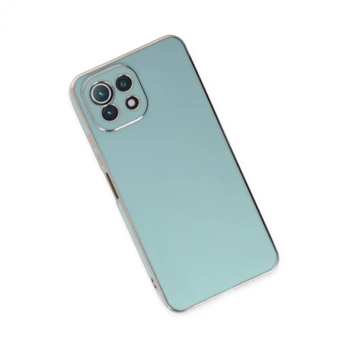 Xiaomi Mi 11 Lite Kılıf Volet Silikon - Açık Yeşil