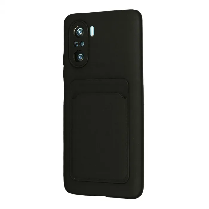 Xiaomi Mi 11i Kılıf Kelvin Kartvizitli Silikon - Siyah