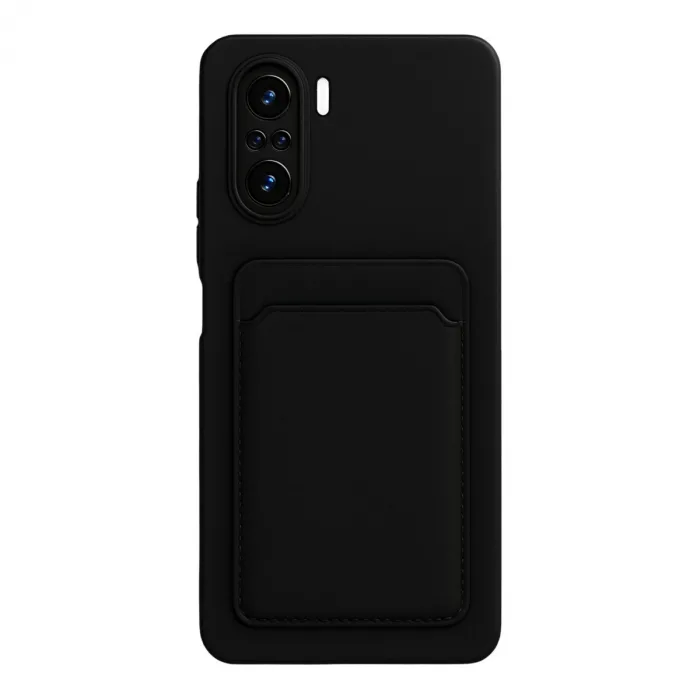 Xiaomi Mi 11i Kılıf Kelvin Kartvizitli Silikon - Siyah