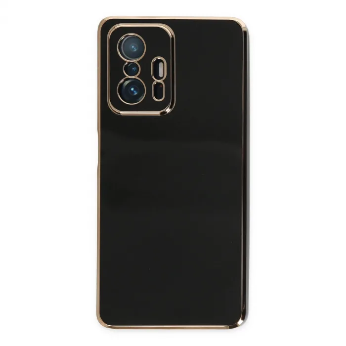 Xiaomi Mi 11t Pro Kılıf Volet Silikon - Siyah