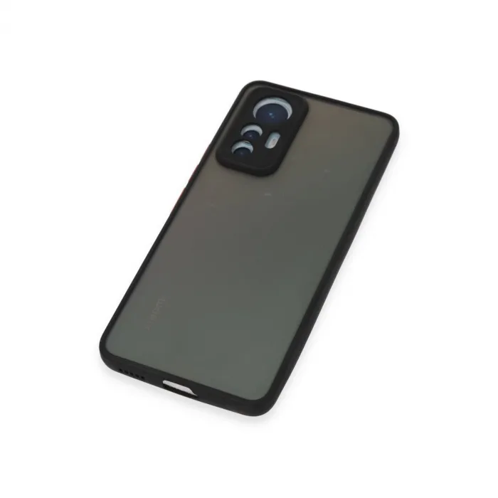 Xiaomi Mi 12 Lite Kılıf Montreal Silikon Kapak - Siyah