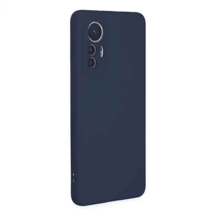 Xiaomi Mi 12 Lite Kılıf Nano İçi Kadife Silikon - Lacivert