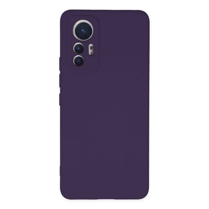 Xiaomi Mi 12 Lite Kılıf Nano İçi Kadife Silikon - Mor