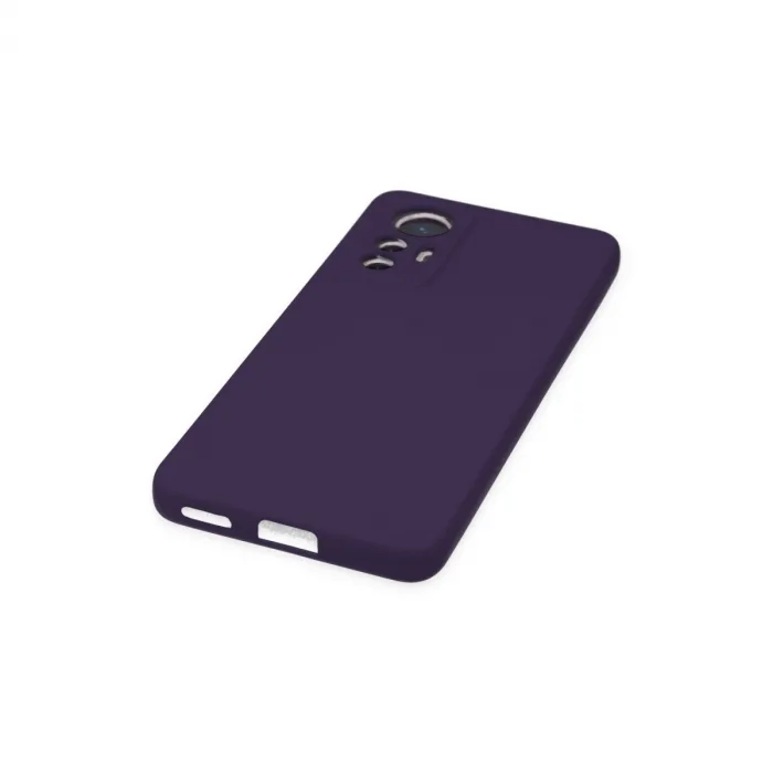 Xiaomi Mi 12 Lite Kılıf Nano İçi Kadife Silikon - Mor