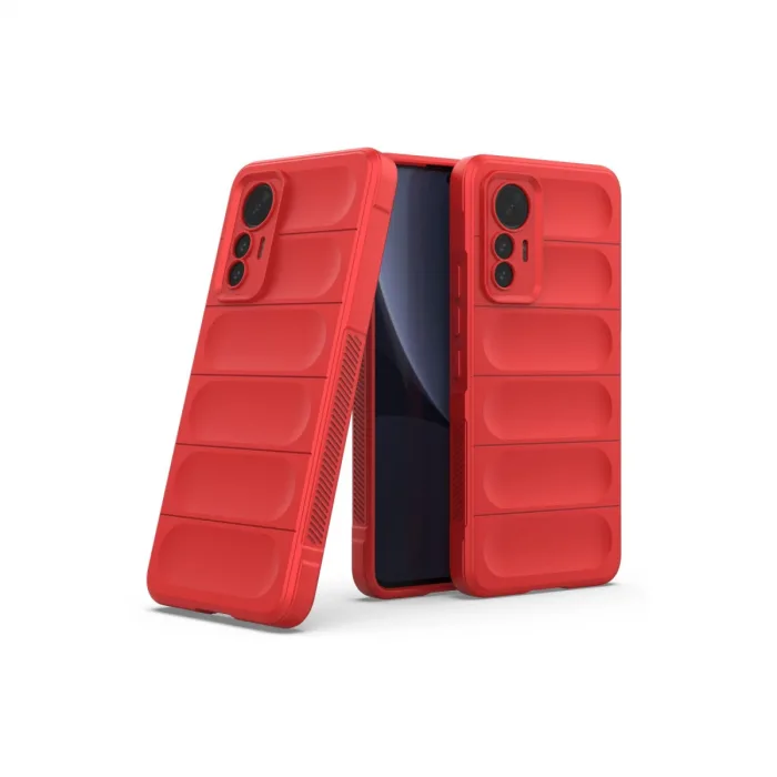 Xiaomi Mi 12 Lite Kılıf Optimum Silikon - Kırmızı