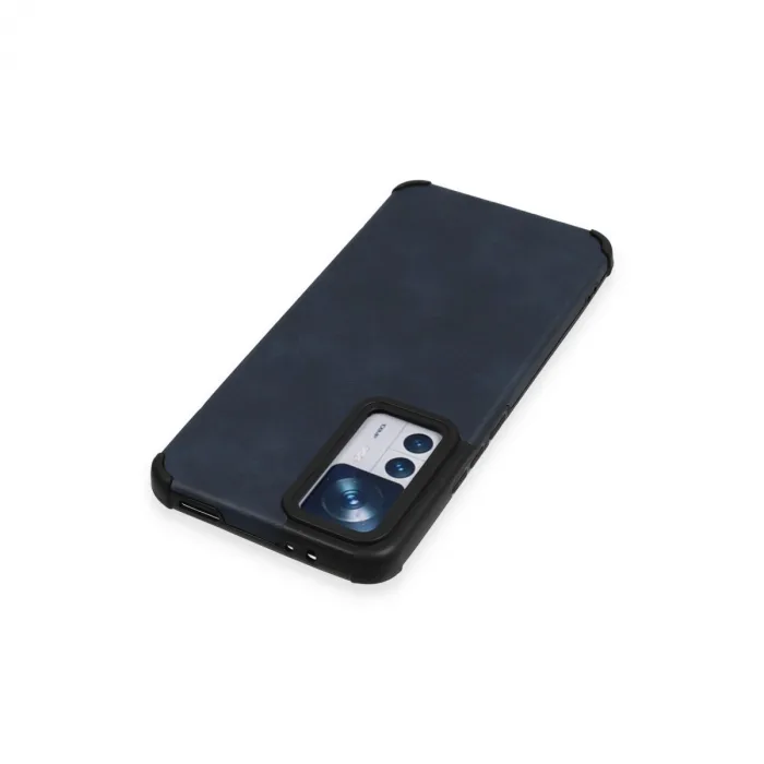 Xiaomi Mi 12t Kılıf Loop Deri Silikon - Lacivert
