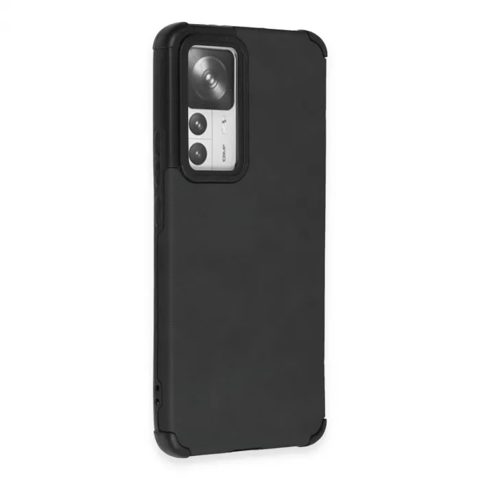 Xiaomi Mi 12t Kılıf Loop Deri Silikon - Siyah