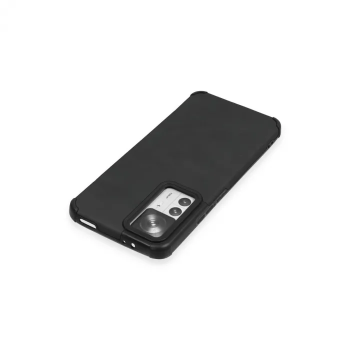 Xiaomi Mi 12t Kılıf Loop Deri Silikon - Siyah