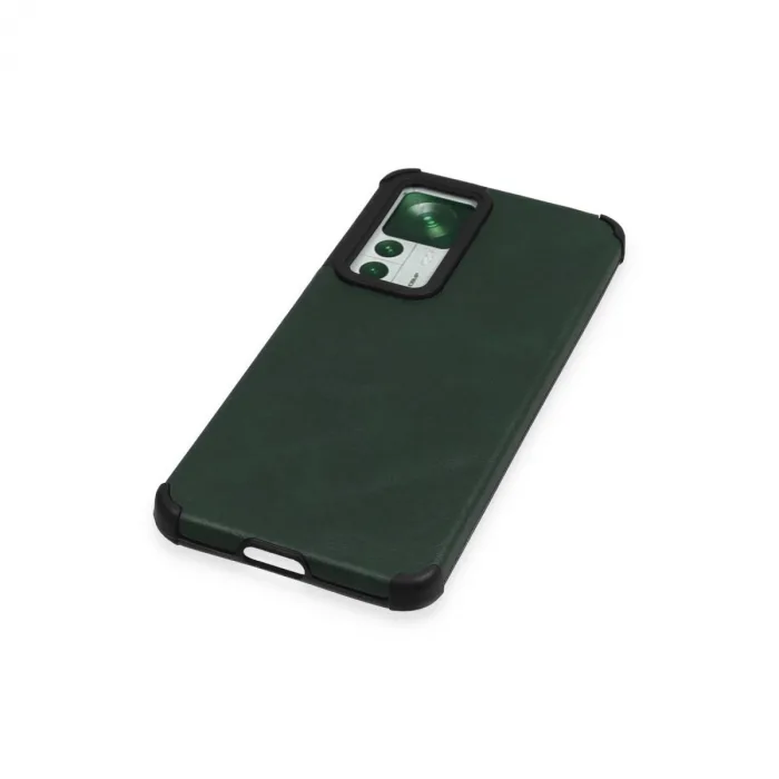 Xiaomi Mi 12t Kılıf Loop Deri Silikon - Yeşil